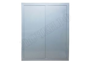 Люк сантехнический Элит усиленный 1 мм нажимной 2 створки Люк сантехнический Элит усиленный 1 мм нажимной 2 створки