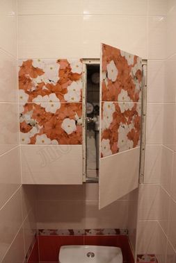 Люк под плитку Нажимной Секрет-Лайт 200*400 Люк под плитку Нажимной Секрет-Лайт 200*400