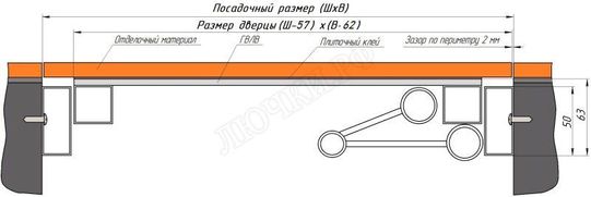 Люк под плитку Нажимной Железяка 750*750 Люк под плитку Нажимной Железяка 750*750