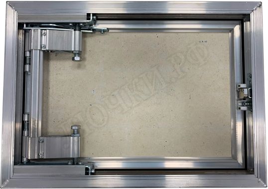 Люк под плитку Нажимной Мега Алюм 2.0, 1 створка 500*1200 Люк под плитку Нажимной Мега Алюм 2.0, 1 створка 500*1200