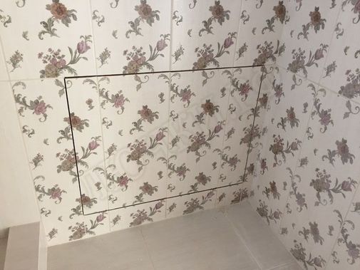 Люк под плитку Нажимной Железяка 750*750 Люк под плитку Нажимной Железяка 750*750