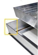 Напольный люк Премиум 54 мм 2 створки 200*1350 Напольный люк Премиум 54 мм 2 створки 200*1350