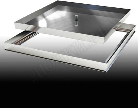 Напольный люк Премиум 54 мм 2 створки 200*1350 Напольный люк Премиум 54 мм 2 створки 200*1350