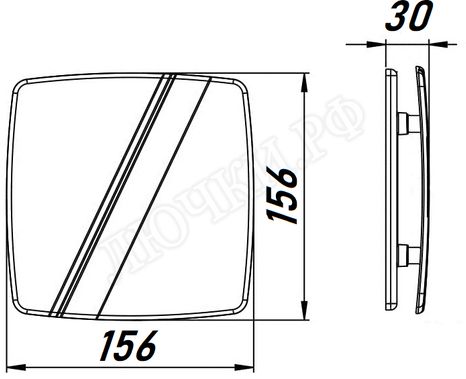 Панель для вентиляторов Awenta System+, Linea, PLB100, Белый, пластик Панель для вентиляторов Awenta System+, Linea, PLB100, Белый, пластик